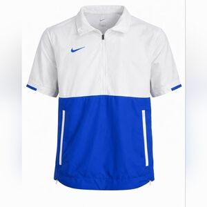 Nike Men’s Half Zip Pullover Windbreaker Blue Pocket Lightweight Mens Medium